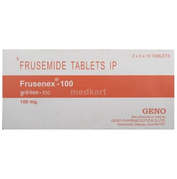 frusenex 100mg tablet 10's